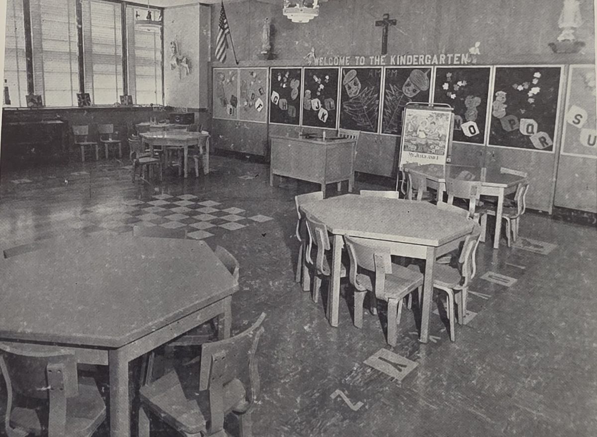 1955 Kindergarten Classroom